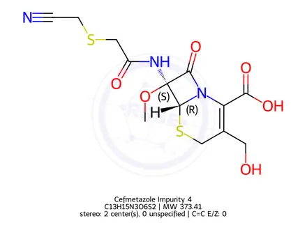Chemical structure of Cefmetazole Impurity 4
