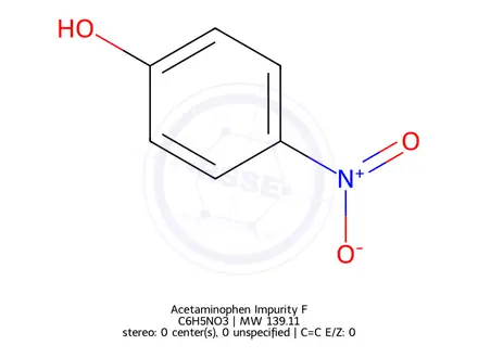 Chemical structure of Acetaminophen Impurity F