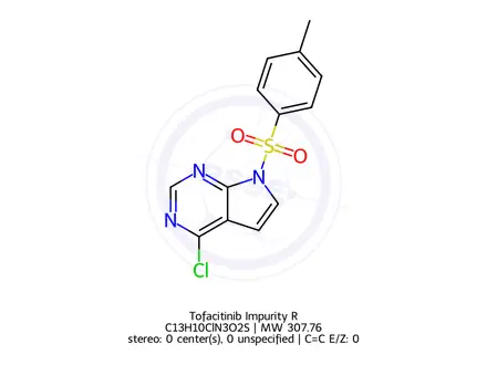 Chemical structure of Tofacitinib Impurity R
