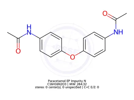 Chemical structure of Paracetamol EP Impurity N
