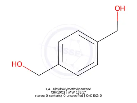 Chemical structure of 1,4-Di(hydroxymethyl)benzene