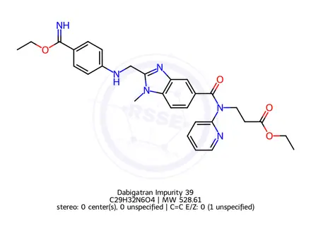 Chemical structure of Dabigatran Impurity 39