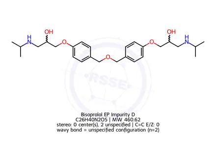 Chemical structure of Bisoprolol EP Impurity D