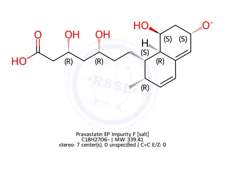 Chemical structure of Pravastatin EP Impurity F(Sodium Salt)