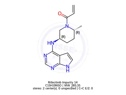 Chemical structure of Ritlecitinib Impurity 14