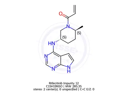 Chemical structure of Ritlecitinib Impurity 12