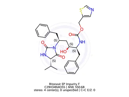 Chemical structure of Ritonavir EP Impurity F