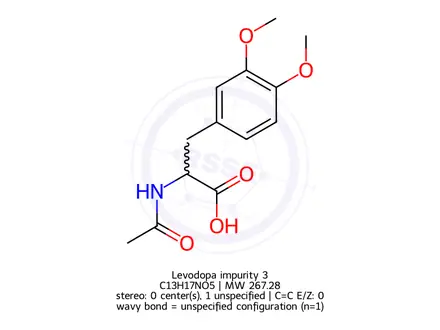 Chemical structure of Levodopa impurity 3
