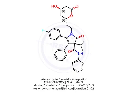 Chemical structure of Atorvastatin Impurity K