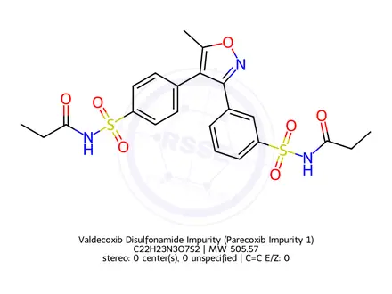 Chemical structure of Parecoxib Impurity 13