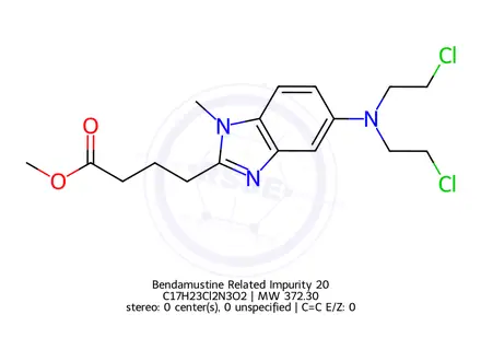 Chemical structure of Bendamustine Related Impurity 20