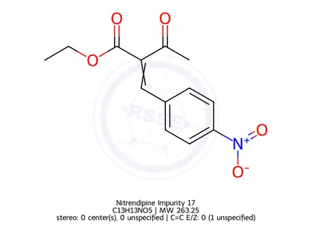 Chemical structure of Nitrendipine Impurity 17