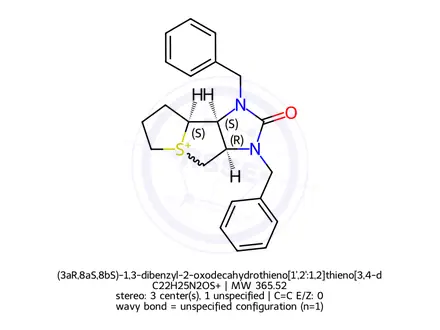 Chemical structure of Biotin EP Impurity G Bromide