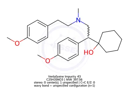 Chemical structure of Venlafaxine Impurity 43