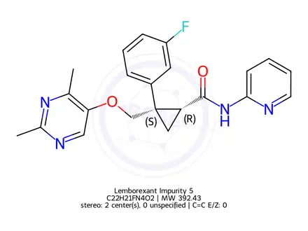 Chemical structure of Lemborexant Impurity 5