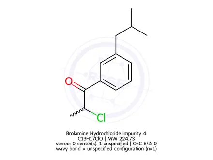 Chemical structure of Brolamine Hydrochloride Impurity 4