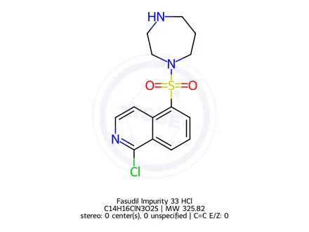 Chemical structure of Fasudil Impurity 33 HCl