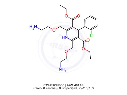 Chemical structure of Amlodipine Impurity 8