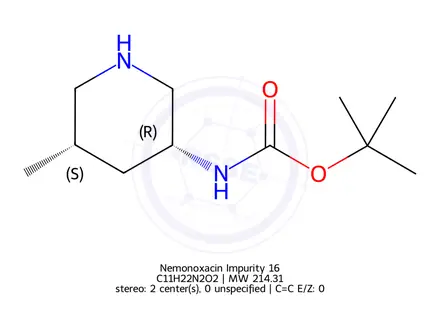Chemical structure of Nemonoxacin Impurity 16