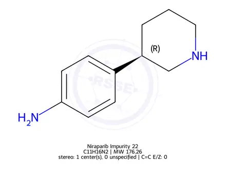 Chemical structure of Niraparib Impurity 22