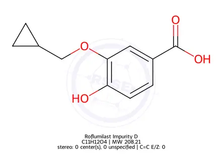 Chemical structure of Roflumilast Impurity D