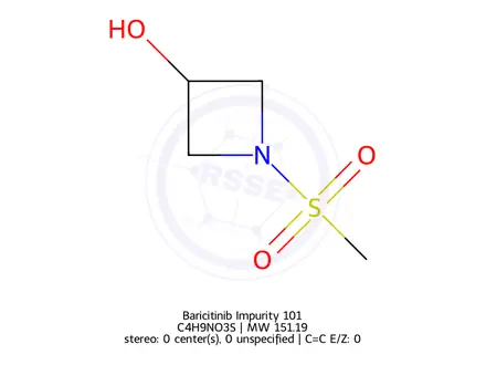 Chemical structure of Baricitinib Impurity 101