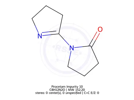Chemical structure of Piracetam Impurity 10