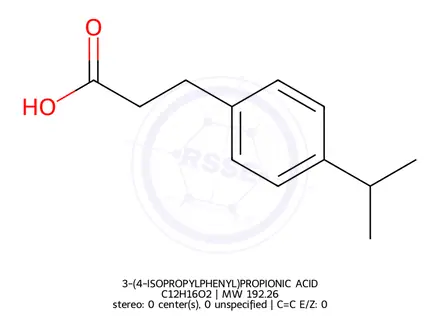 Chemical structure of 3-(4-ISOPROPYLPHENYL)PROPIONIC ACID