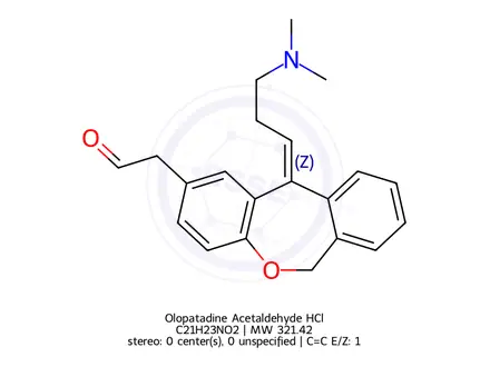 Chemical structure of Olopatadine Impurity 13