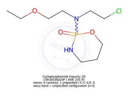 Chemical structure of Cyclophosphamide Impurity27