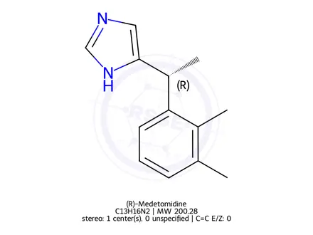 Chemical structure of (R)-Medetomidine