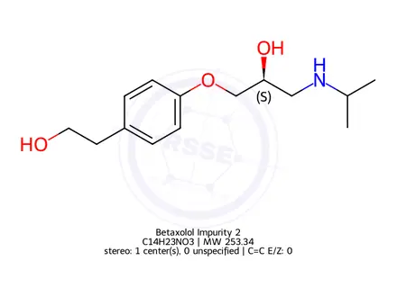 Chemical structure of Betaxolol Impurity 2