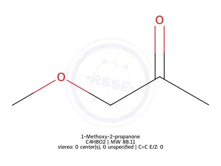 Chemical structure of 1-Methoxy-2-propanone
