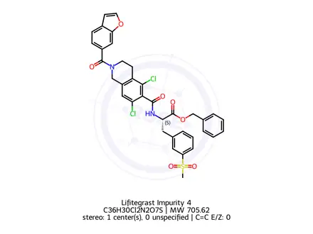 Chemical structure of Lifitegrast Impurity 4