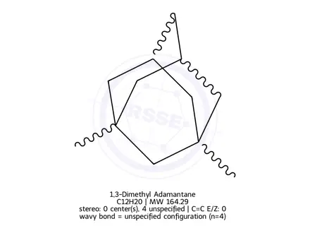 Chemical structure of Adamantane Impurity A