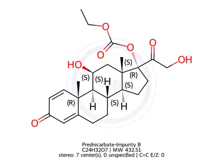 Chemical structure of Prednicarbate-Impurity B