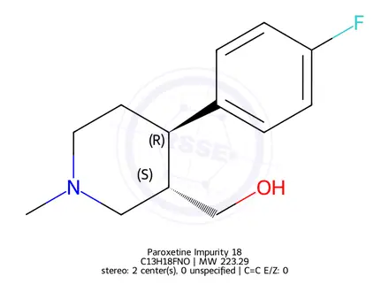 Chemical structure of Paroxetine Impurity 18