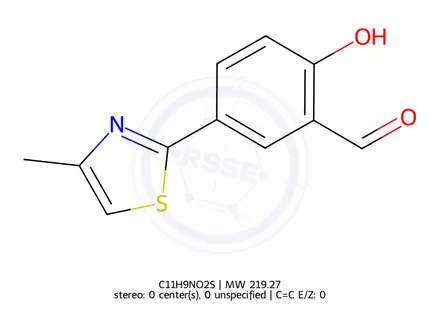 Chemical structure of Febuxostat Impurity 64