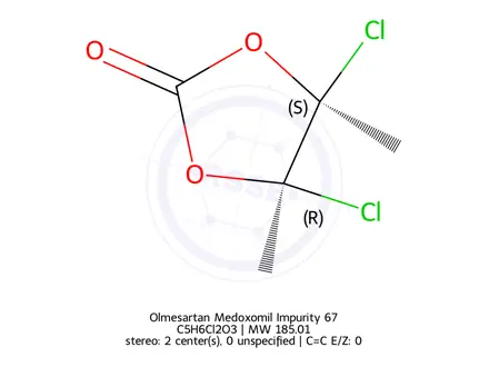 Chemical structure of Olmesartan Medoxomil Impurity 67
