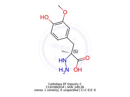 Chemical structure of Carbidopa EP Impurity C