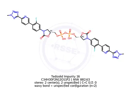 Chemical structure of Tedizolid Impurity 16