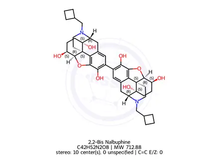 Chemical structure of 2,2-Bis Nalbuphine