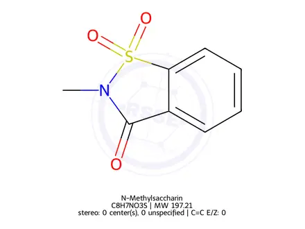 Chemical structure of N-Methylsaccharin