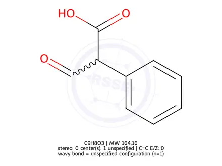 Chemical structure of 3-oxo-2-phenylpropanoic acid