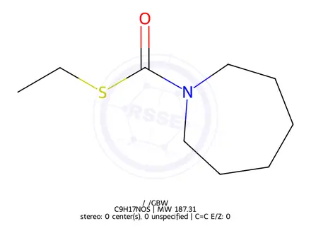 Chemical structure of Molinate