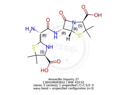 Chemical structure of 6-APA Dimer