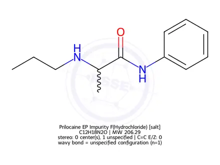 Chemical structure of Prilocaine Impurity 6 Monomer(Prilocaine EP Impurity F Monomer)