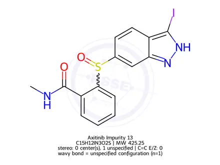Chemical structure of Axitinib Impurity 13