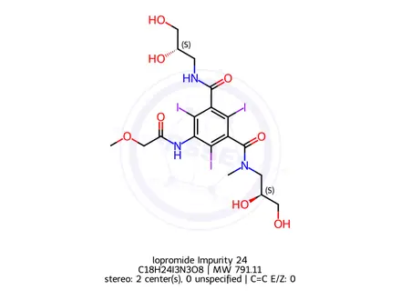 Chemical structure of Iopromide Impurity 24
