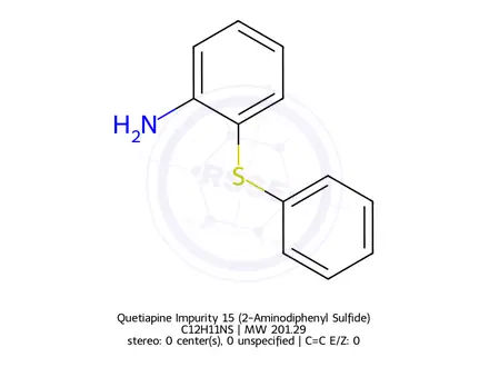 Chemical structure of Quetiapine Impurity 15 (2-Aminodiphenyl Sulfide)